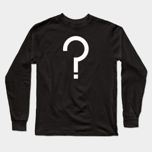 Mystery Tee (White) Long Sleeve T-Shirt